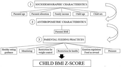 Parents Matter: Associations of Parental BMI and Feeding Behaviors With Child BMI in Brazilian Preschool and School-Aged Children